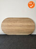 Nieuw vergaderblad - Rond - 240x120cm- Halifax Naturel/Natuur eiken