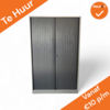 Huren: Roldeurkast - Ahrend - 195x120x45cm - Antraciet- Refurbished