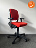 Ahrend 230 bureaustoel - refurbished - Medium Rug - Rood/oranje
