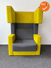 Akoestische design Fauteuil - Geel / Antraciet- refurbished