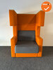 Akoestische design Fauteuil - Oranje / Antraciet- refurbished