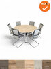 Ronde vergadertafel - Mauforce  - &Oslash;160 cm - NIEUW