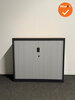 Aspa - Roldeurkast - 105x120x47 cm - Antraciet/Lichtgrijs - Refurbished
