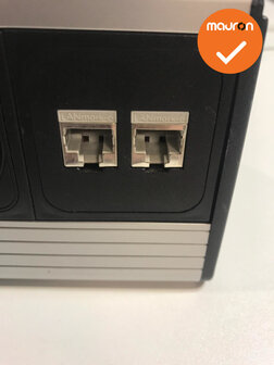 Stekkerblok met dubbele Ethernet port
