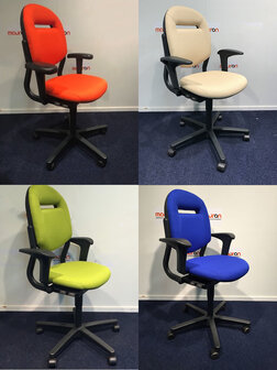 Herstofferen van Ahrened A220 stoelen - 14 kleuren - 5 jaar garantie