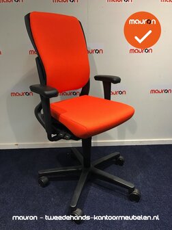 Herstofferen - Ahrend 230 bureaustoel - 14 kleuren - oranje
