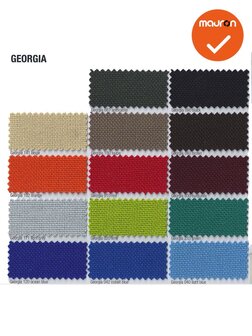 Stoffenkaart Georgia - 14 kleuren zonder meerprijs