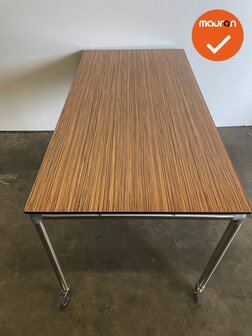 Ahrend Move-it design vergadertafel - 160x80cm - volkern bamboe