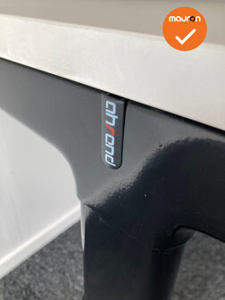 Ahrend Mehes handmatig verstelbaar bureau - 180x80cm - Nieuw blad naar keuze - Zwart onderstel