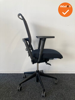 Rohde &amp; Grahl - 2D - Xenium - Zwarte stoffering - Netweave rug - Zwart voetkruis 
