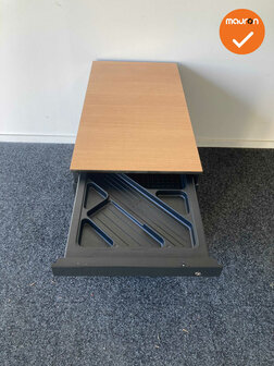 Ahrend Ladeblok - 57x42x78cm - Zwart - 3 laden metaal -  topblad naar keuze