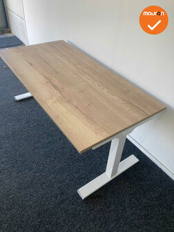 Mauforce 500 zit-sta onderstel -  compleet nieuw elektrisch zit-sta onderstel - bladkleur naar keuze - wit frame - maat naar ke