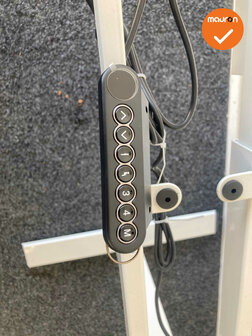 Mauforce 500 zit-sta onderstel -  compleet nieuw elektrisch zit-sta onderstel - bladkleur naar keuze - wit frame - maat naar ke