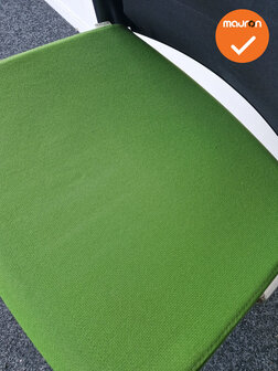 Ahrend 2020 bureaustoel - refurbished - Groene stoffering - inclusief lendesteun - hoge netweave rug - kunststof voetkruis - In