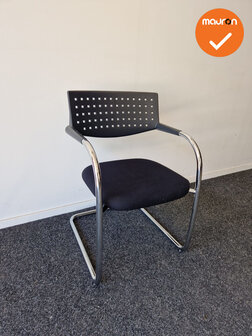 Vergaderstoel - Vitra - Visavis - Chroom frame - stapelbaar