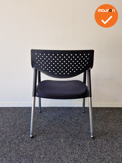 Vergaderstoel - Vitra - 4 poots - Zilvergrijs onderstel