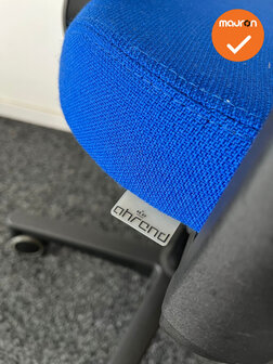 Ahrend 160 - Blauwe stoffering - Blauwe gestoffeerde rug
