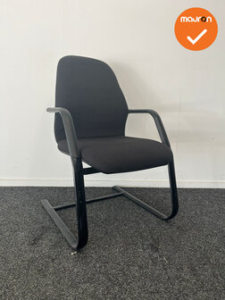 Vergaderstoel - Haworth Comforto - Zwarte stoffering