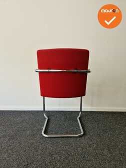 Design Vergaderstoel - Rood - Set van 2