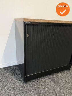 Roldeurkast - Ahrend - 74x80x45cm - Zwart