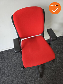Ahrend 230 bureaustoel - refurbished - Medium Rug - Rood