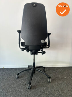 RH Logic Elite 400 - XL - zwarte stoffering  - Inclusief lendepomp  - zwart voetkruis