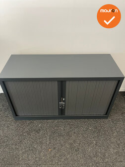 Robberechtse roldeurkast - 70x120x46cm - Antraciet - inclusief 2 sleutels