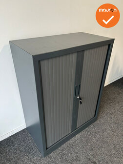 Robberechts roldeurkast - 105x80x43 - antraciet - inclusief 2 sleutels