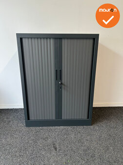Robberechts roldeurkast - 105x80x43 - antraciet - inclusief 2 sleutels