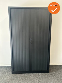 Mauforce Roldeurkast - V-serie - NIEUW - 198x120x43 cm - Zwart - inclusief 2 sleutels