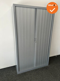 Mauforce Roldeurkast - V-serie - NIEUW - 198x120x43 cm - Aluminium - inclusief 2 sleutels