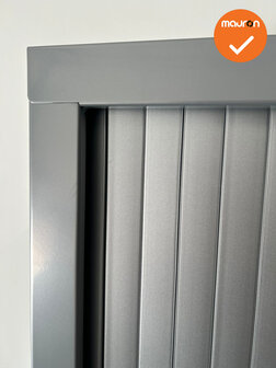 Mauforce Roldeurkast - V-serie - NIEUW - 198x120x43 cm - Aluminium - inclusief 2 sleutels