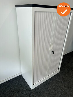 Robberechts roldeurkast - 135x80x43 - Wit - inclusief 2 sleutels