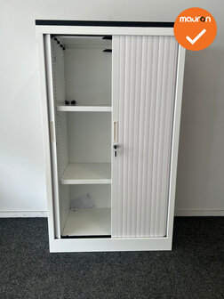 Robberechts roldeurkast - 135x80x43 - Wit - inclusief 2 sleutels