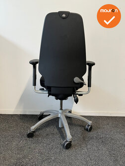 RH Logic 400 - zwarte stoffering met witte stiknaden - Grijs voetkruis