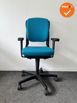 Ahrend 230 bureaustoel - refurbished - Medium Rug - Lichtblauw