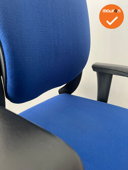 Ahrend 230 bureaustoel - refurbished - Medium Rug - Blauw
