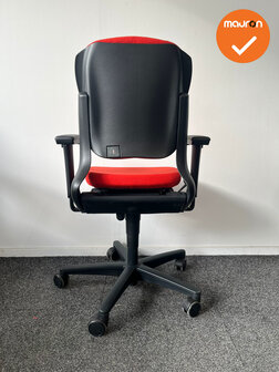 Ahrend 230 bureaustoel - refurbished - Medium Rug - Rood/oranje