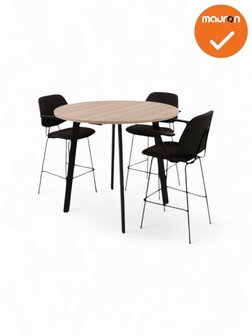 Hoge tafel Maya - NIEUW - 120cm - Scandinavisch eiken