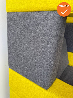 Akoestische design Fauteuil - Geel / Antraciet- refurbished