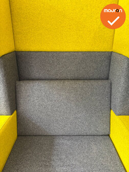 Akoestische design Fauteuil - Geel / Antraciet- refurbished