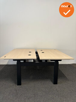 Vepa Presto Duo bureau - 140x80 - inclusief kabeldoorvoer en ingebouwd stekkerblok