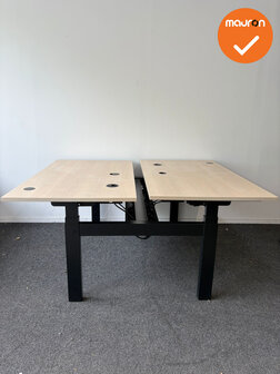 Vepa Presto Duo bureau - 140x80 - memory bediening - inclusief kabeldoorvoer en ingebouwd stekkerblok