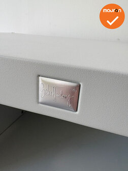 Schaffenburg roldeurkast - 105x80x45 - Witgrijs