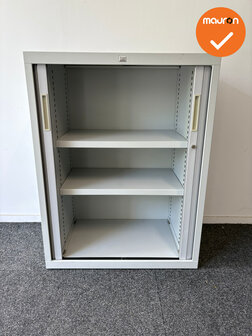 Schaffenburg roldeurkast - 105x80x45 - Witgrijs