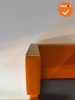 Akoestische design Fauteuil - Oranje / Antraciet- refurbished