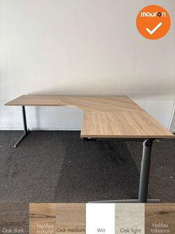 Ahrend 500 hoekbureau -200x200 - Bladkleur naar keuze - Slinger verstelbaar