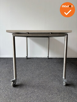 Ahrend - Move-it - verrijdbare vergadertafel 160x80 - bladkleur naar keuze