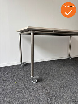 Ahrend - Move-it - verrijdbare vergadertafel 160x80 - bladkleur naar keuze