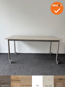 Ahrend - Move-it - verrijdbare vergadertafel 160x80 - bladkleur naar keuze